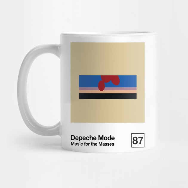 Music For The Masses / Minimalist Graphic Design Artwork by saudade